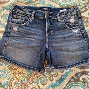Silver shorts